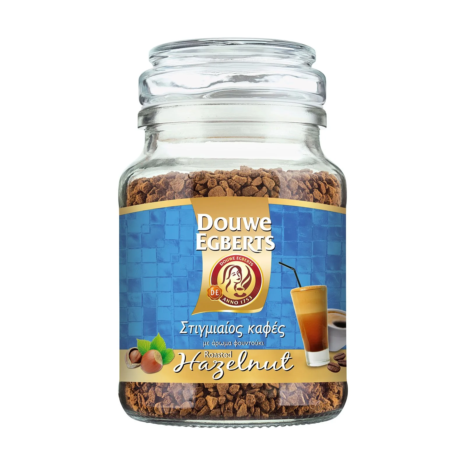 DOUWE EGBERTS Καφές Στιγμιαίος Φουντούκι 100g