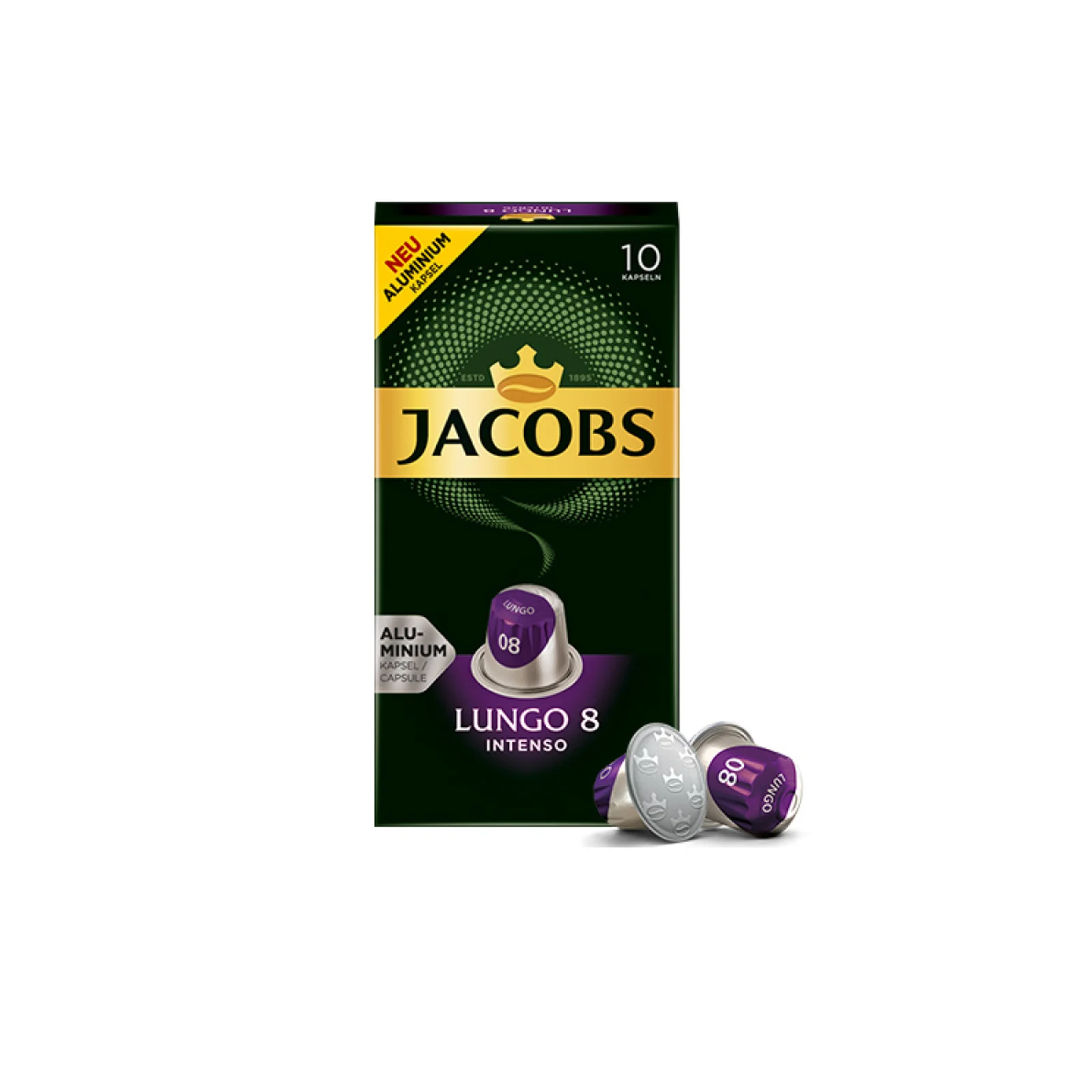 JACOBS Lungo 8 Intenso 10 κάψουλες 52gr