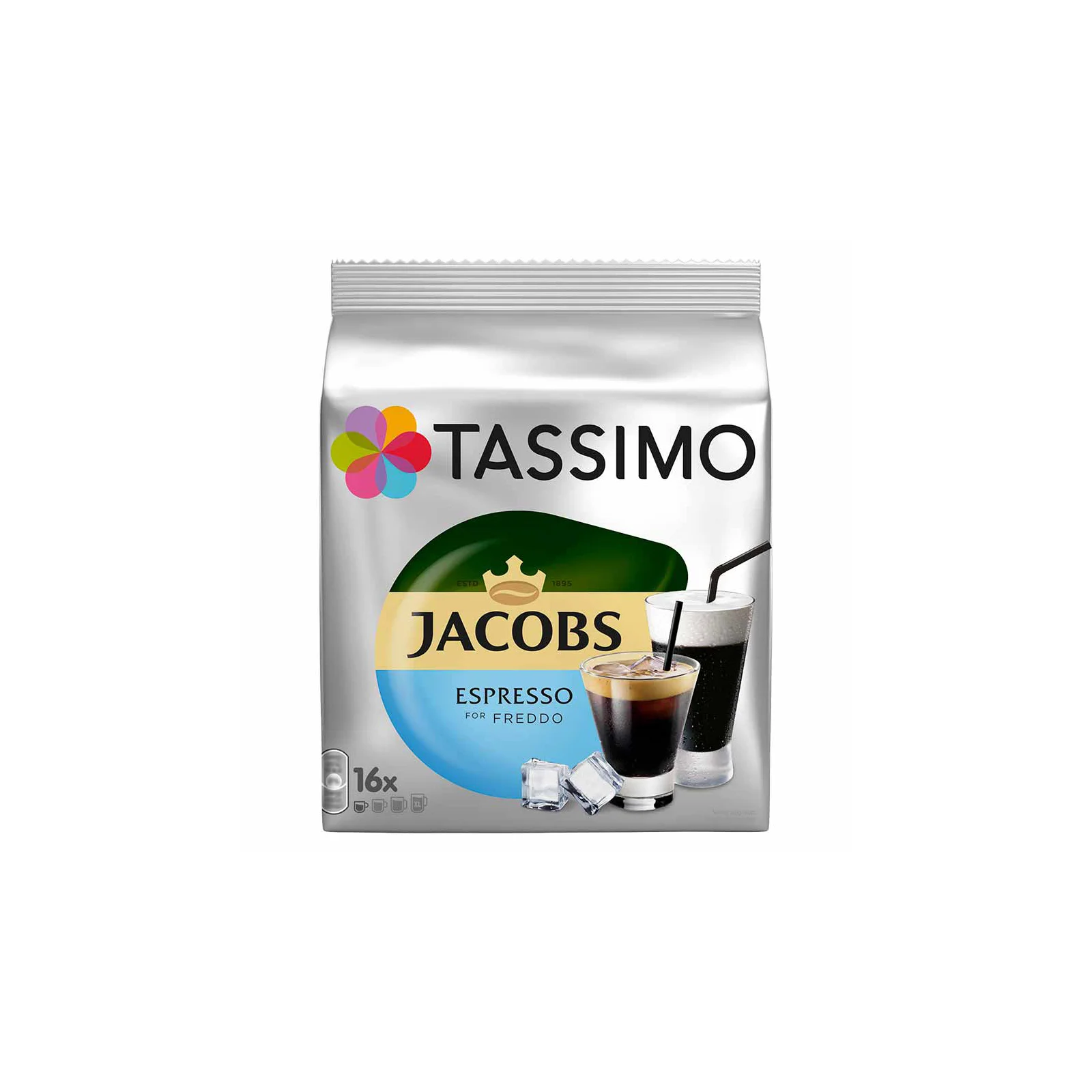 JACOBS Tassimo Καφές Espresso Freddo Σε Κάψουλες 16τεμ. 144γρ