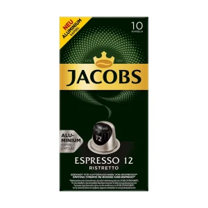 JACOBS Καφές Espresso Ristretto 10 κάψουλες συμβατές με μηχανή Nespresso 52g