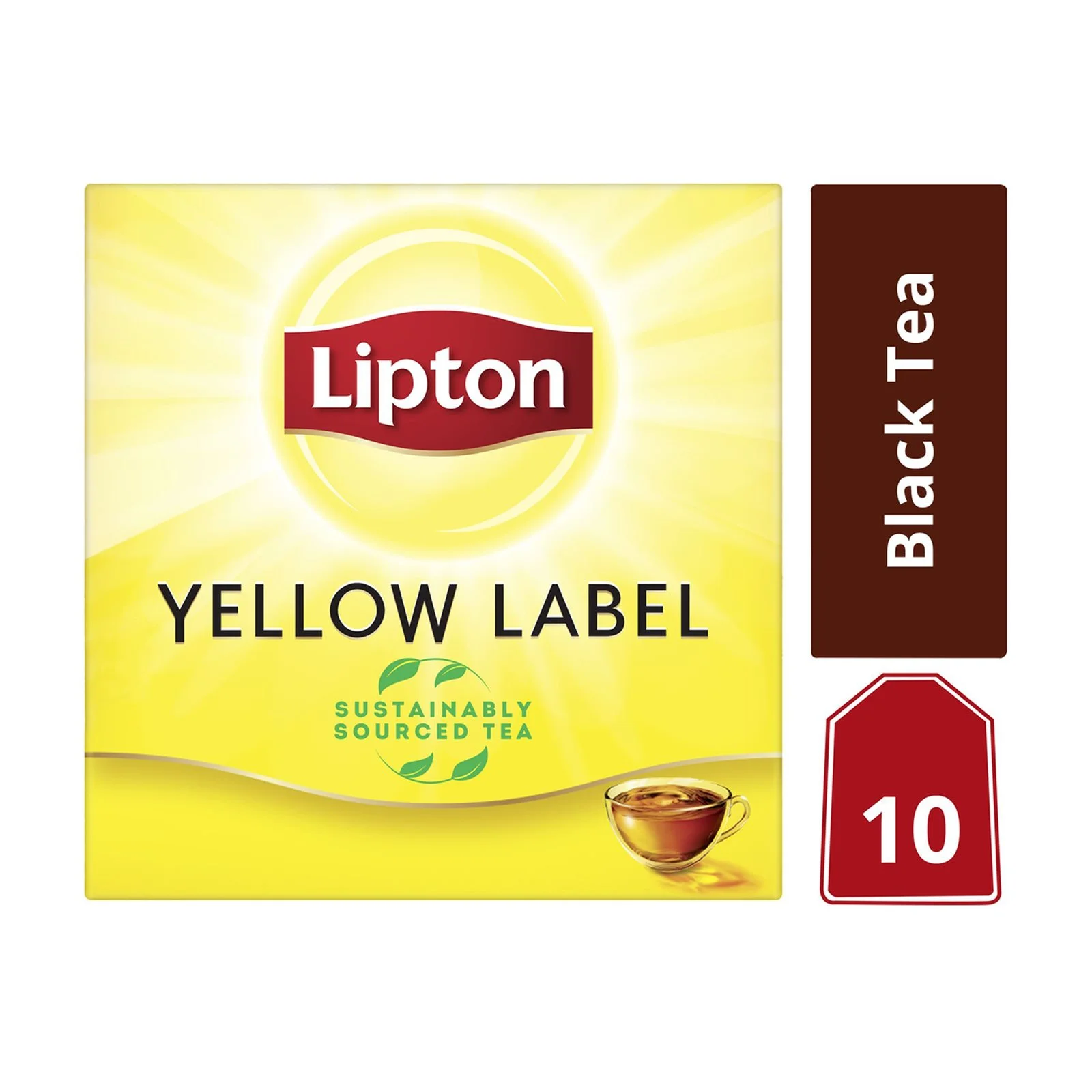 LIPTON Yellow Label Μαύρο Τσάι 10 φακελάκια x1,5g