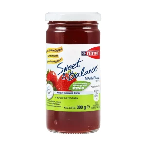 ΓΙΩΤΗΣ Sweet & Balance Μαρμελάδα Φράουλα με Στέβια Χωρίς προσθήκη ζάχαρης 300g
