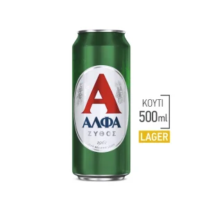 ΑΛΦΑ Μπύρα Lager Κουτί 500ml
