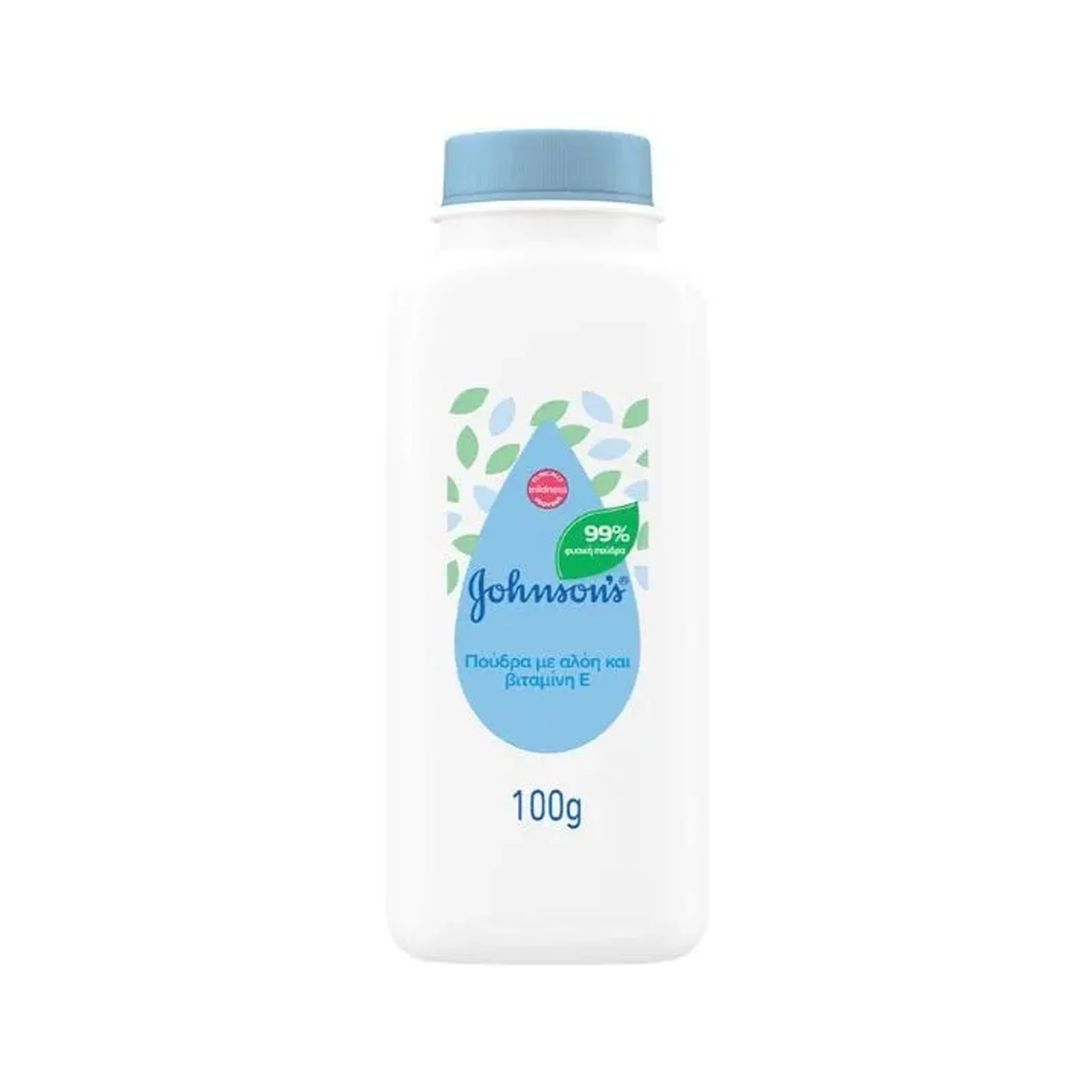 JOHNSON_S Powder Πούδρα με Αλόη & Βιταμίνη Ε 100 g