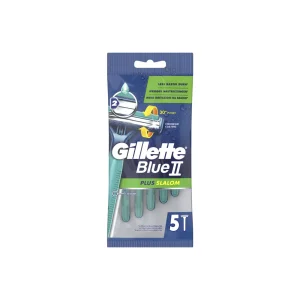 GILLETTE II Plus Slalom Ξυραφάκια Μιας Χρήσης 5τεμ