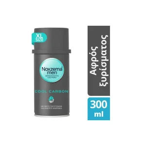 NOXZEMA Cool Carbon Αφρός Ξυρίσματος 300ml