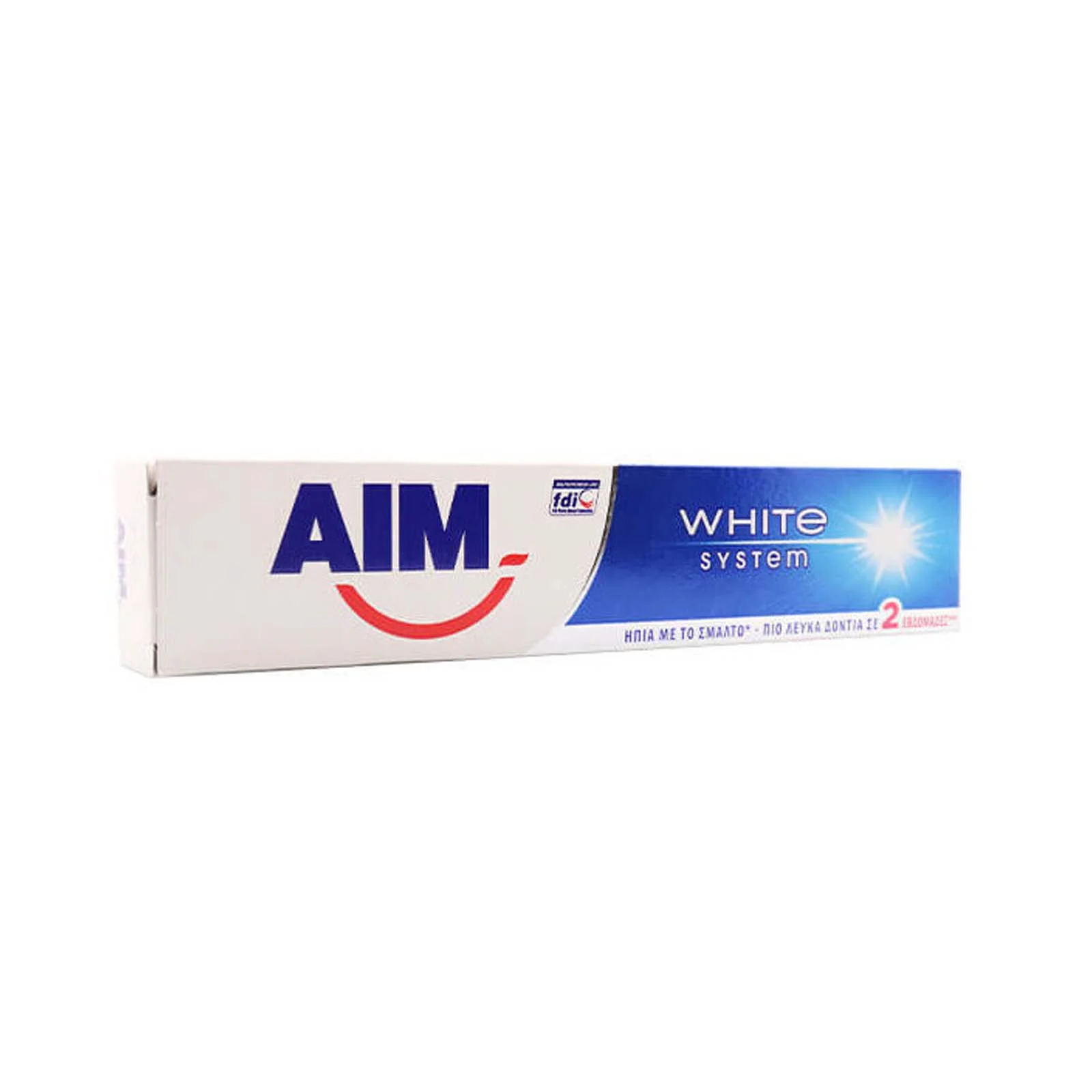 AIM Οδοντόκρεμα White System Aim (75 ml)