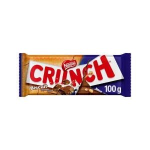 NESTLE Crunch Σοκολάτα Μπισκότο Χωρίς Γλουτένη 100γρ