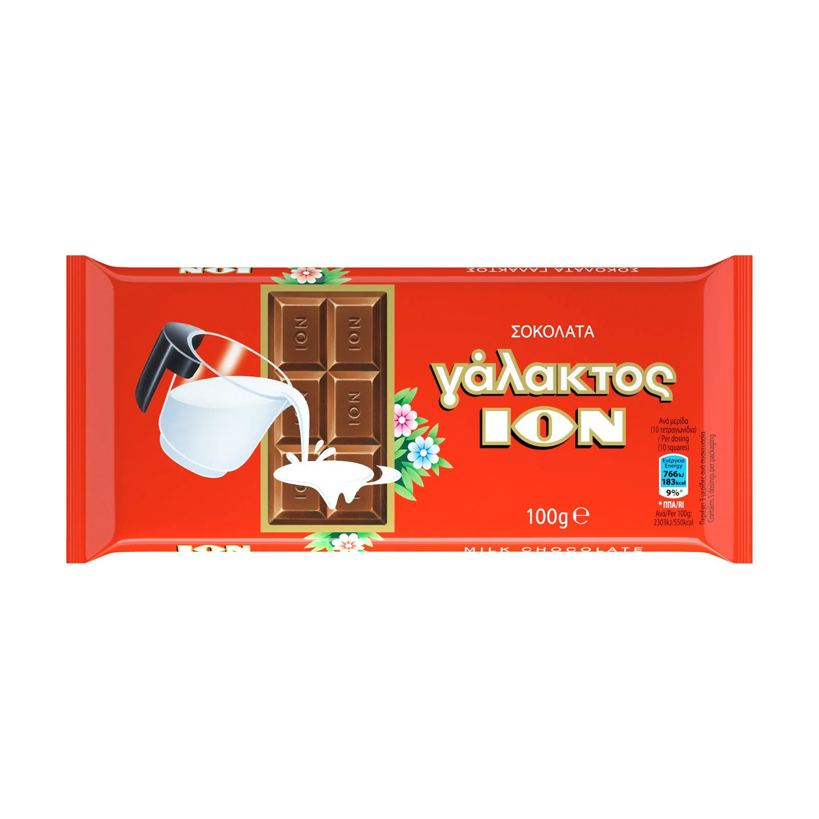 ΙΟΝ Γάλακτος Σοκολάτα 100g