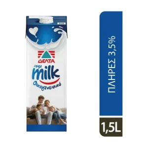 ΔΕΛΤΑ Μμμmilk Οικογενειακό Γάλα Υψηλής Παστερίωσης Πλήρες 3,5_ 1,5lt