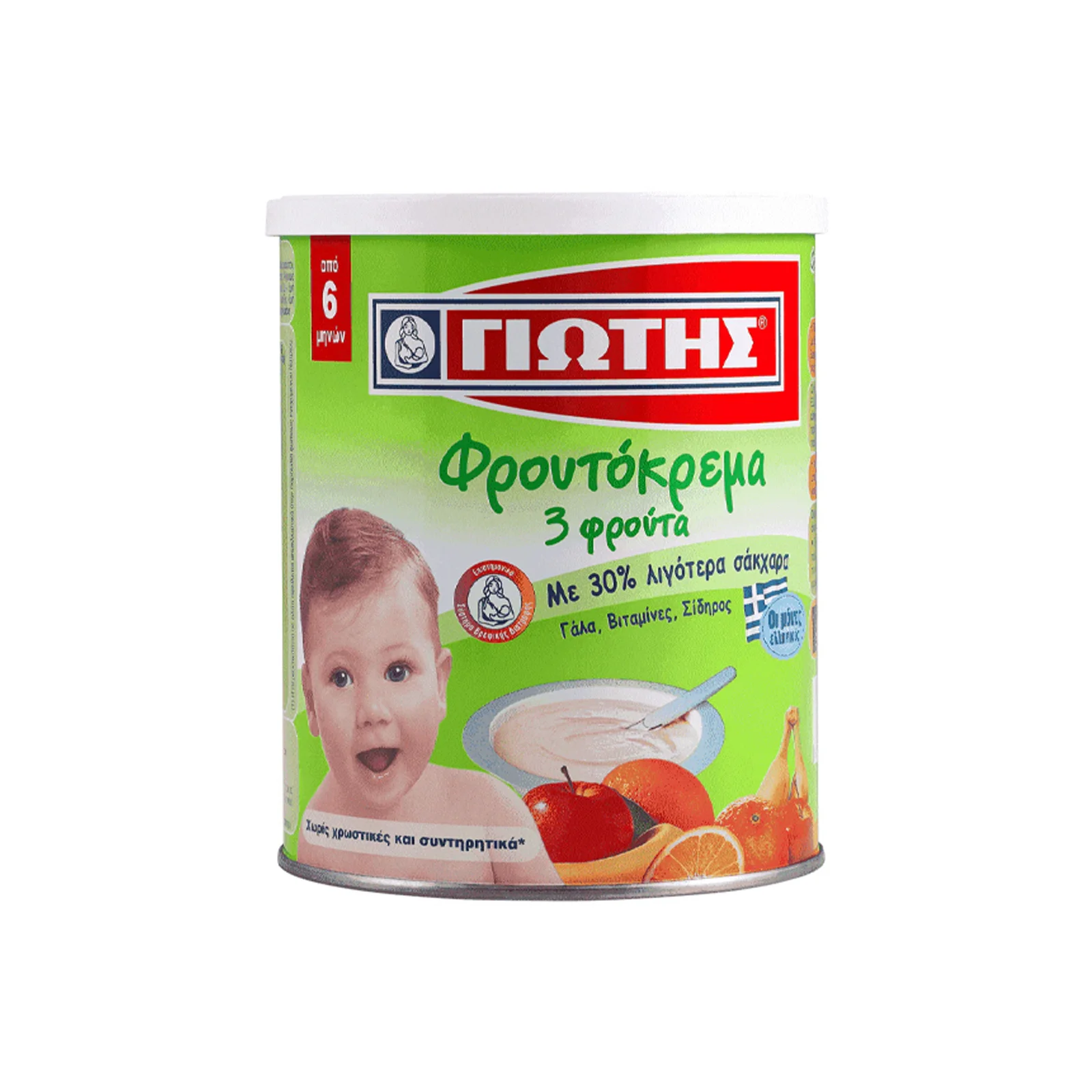ΓΙΩΤΗΣ Φρουτόκρεμα με 3 Φρούτα 300gr για 6+ Μηνών - Image 2