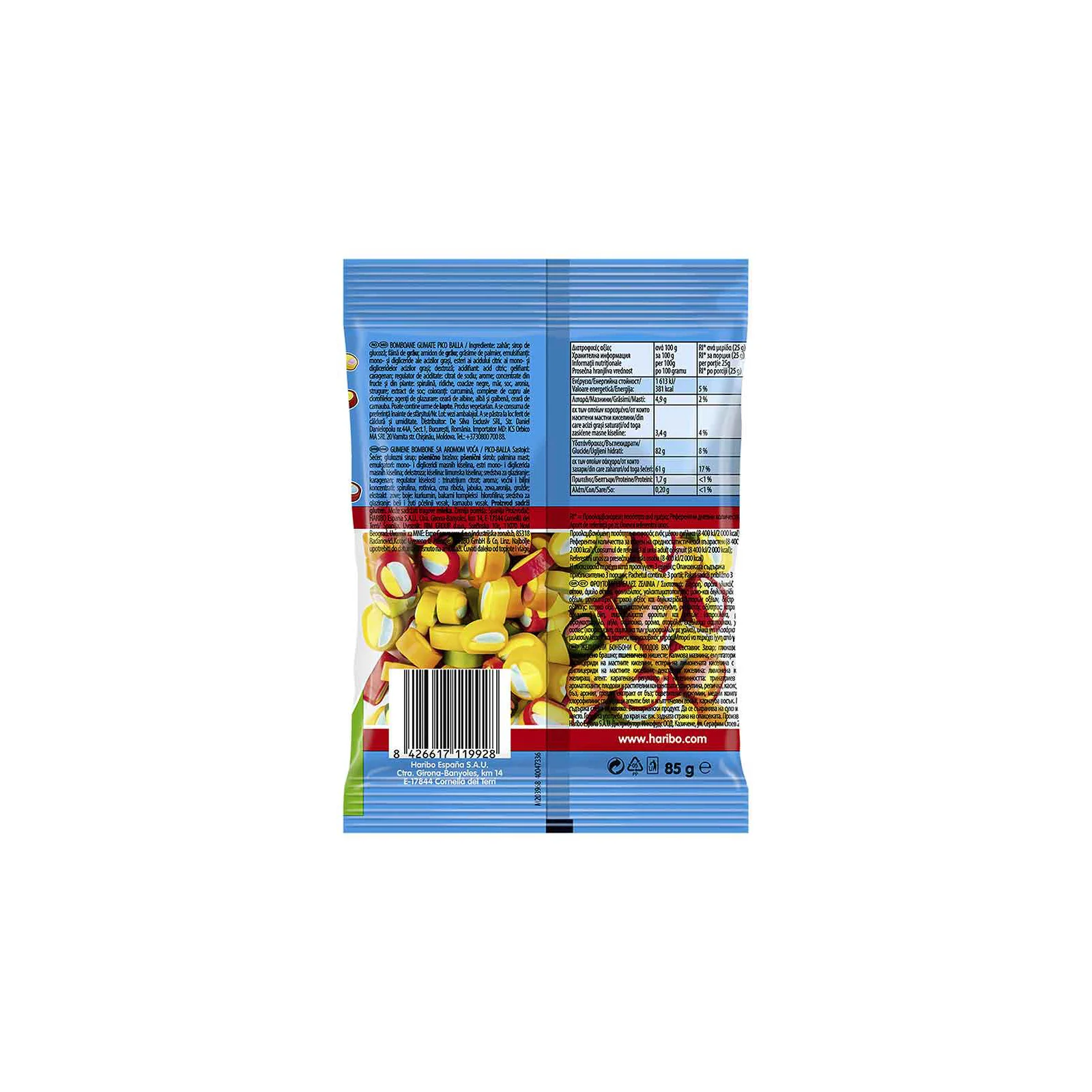 HARIBO Ζελεδάκια Picco Balla 85γρ - Image 2