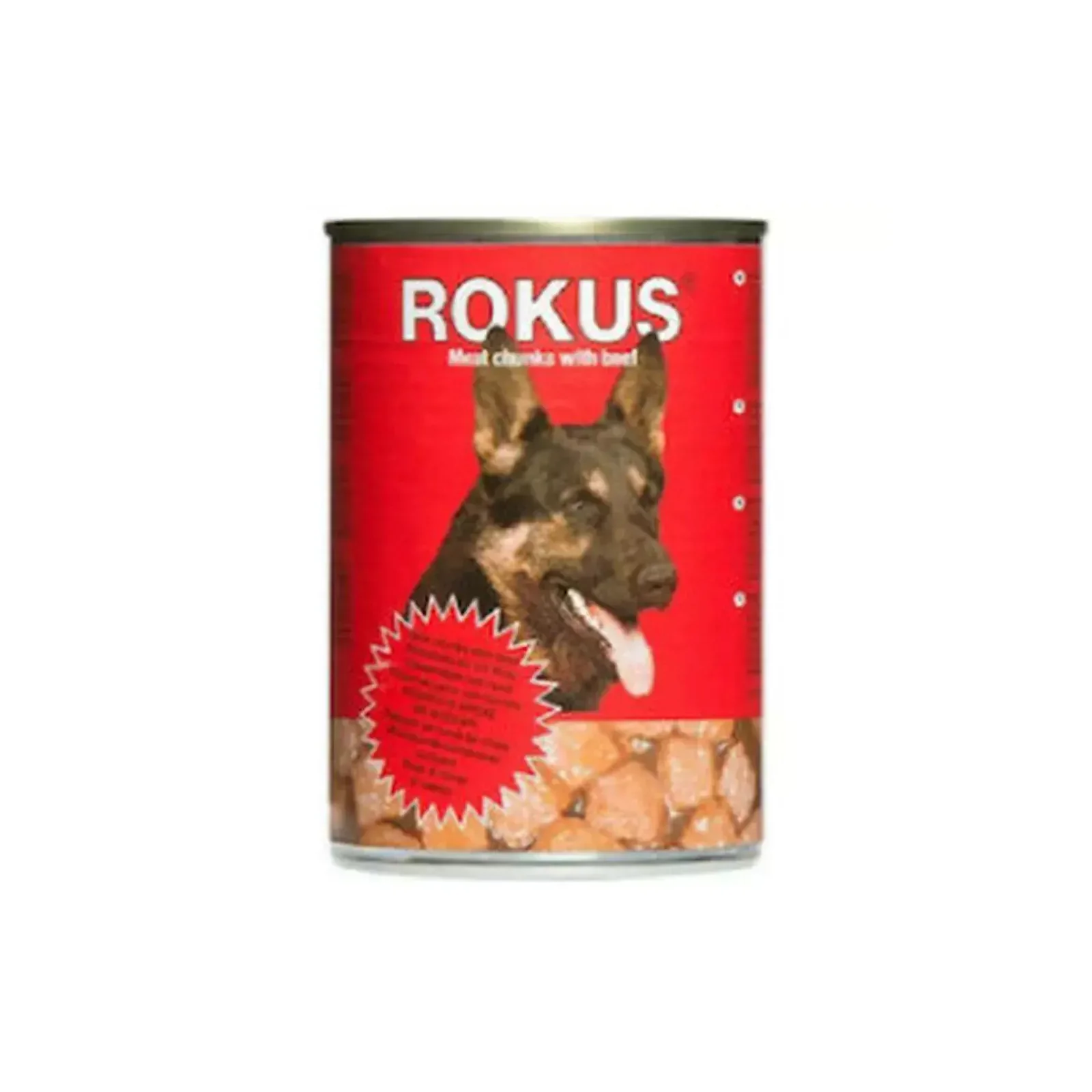 ROKUS Υγρή Τροφή Σκύλων σε Κονσέρβα με Μοσχάρι 1240gr - Image 2