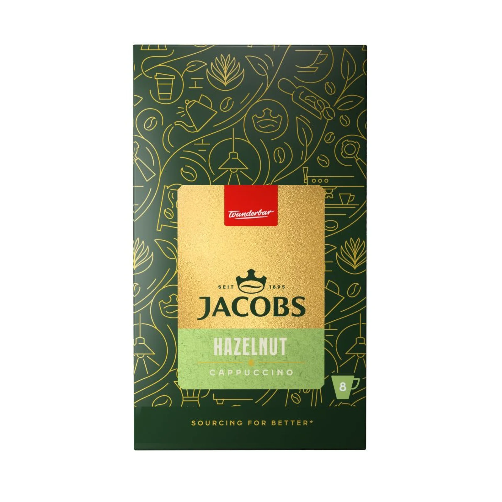 JACOBS Στιγμιαίος Καφές Cappuccino Φουντούκι 8x17.8g - Image 2