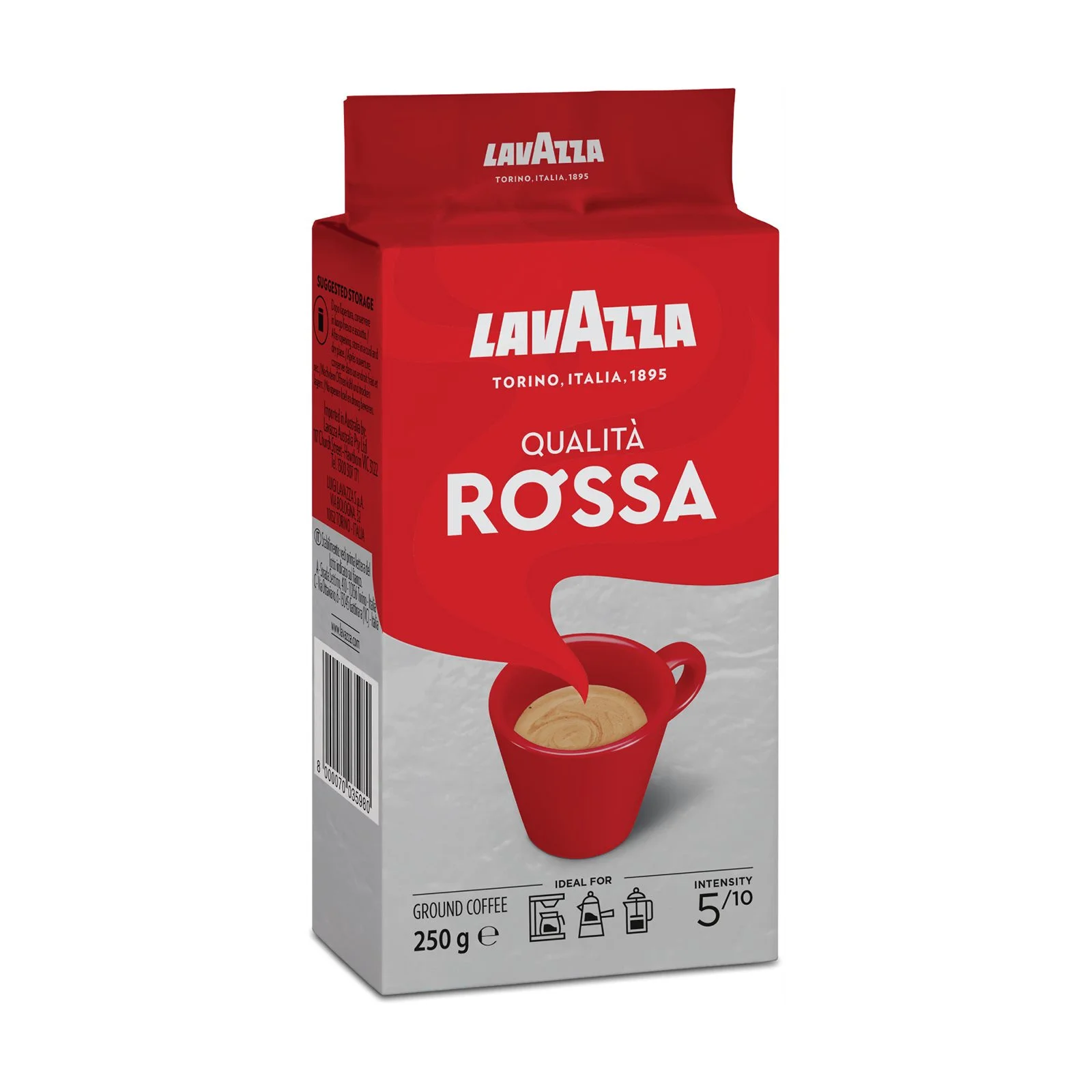 LAVAZZA Qualita Rossa Καφές Espresso αλεσμένος 250g - Image 2