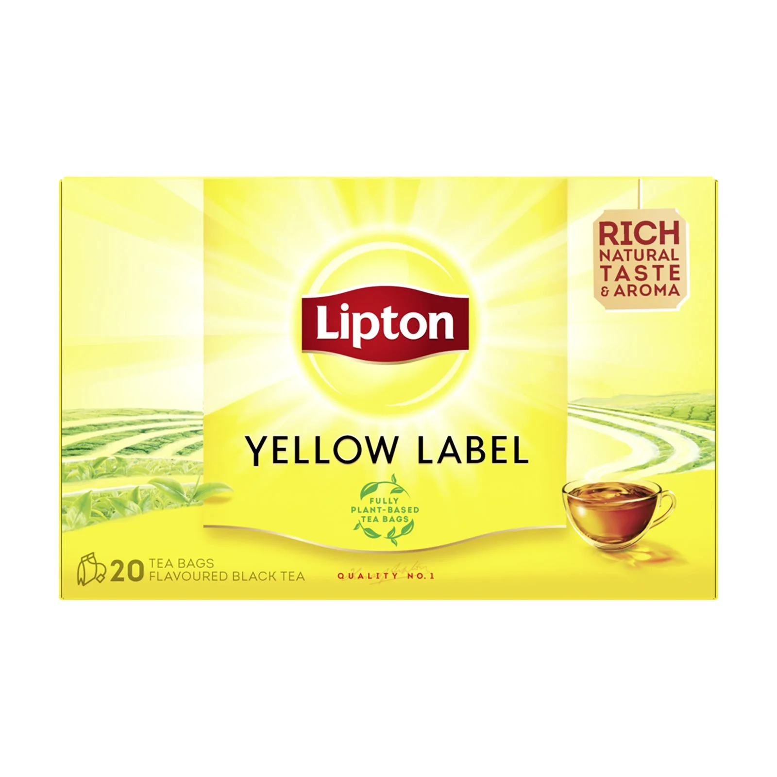 LIPTON Yellow Label Μαύρο Τσάι 20 φακελάκια x1,5g - Image 2