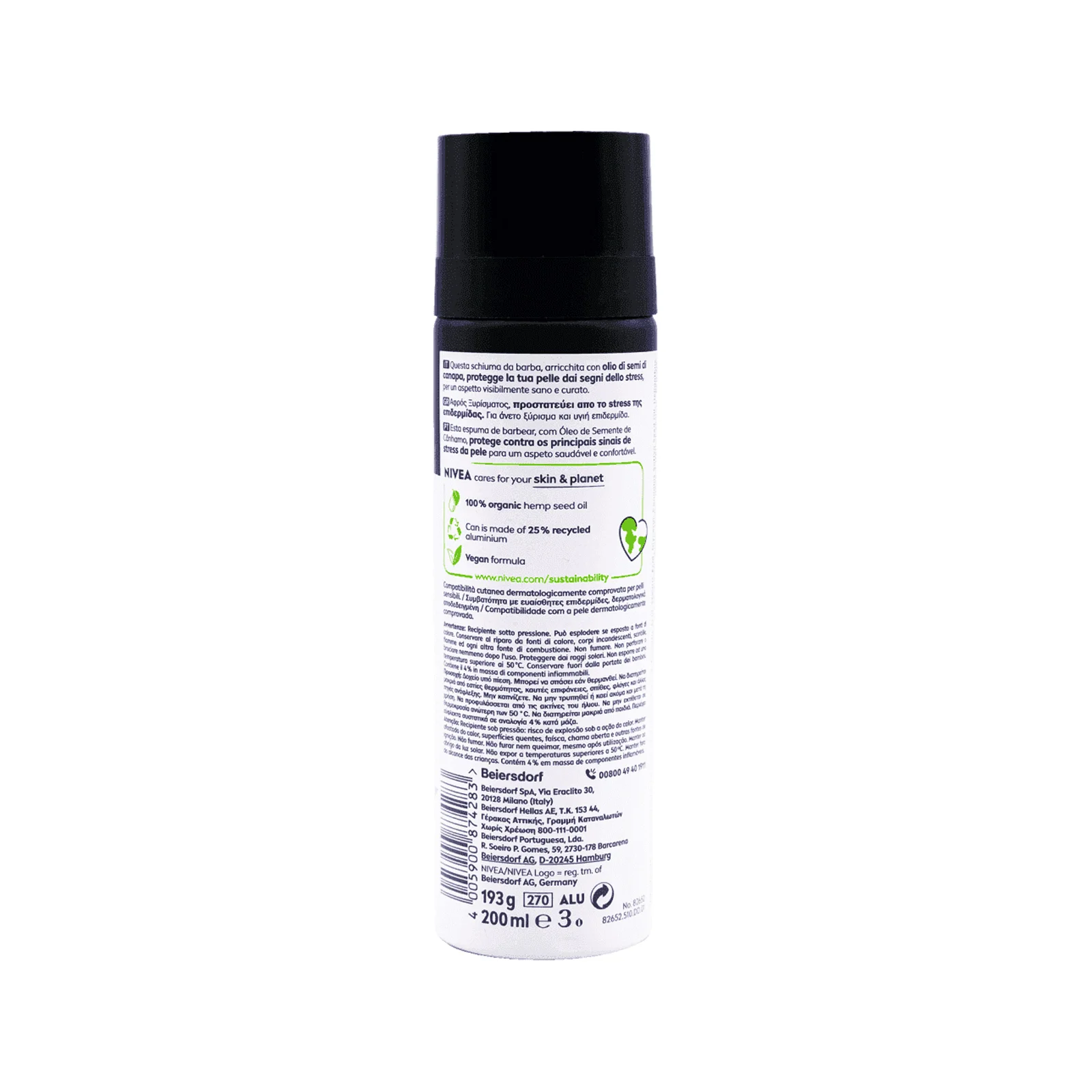 NIVEA Men Αφρός Ξυρίσματος Sensitive Pro - Ultra Calming 200ml - Image 2