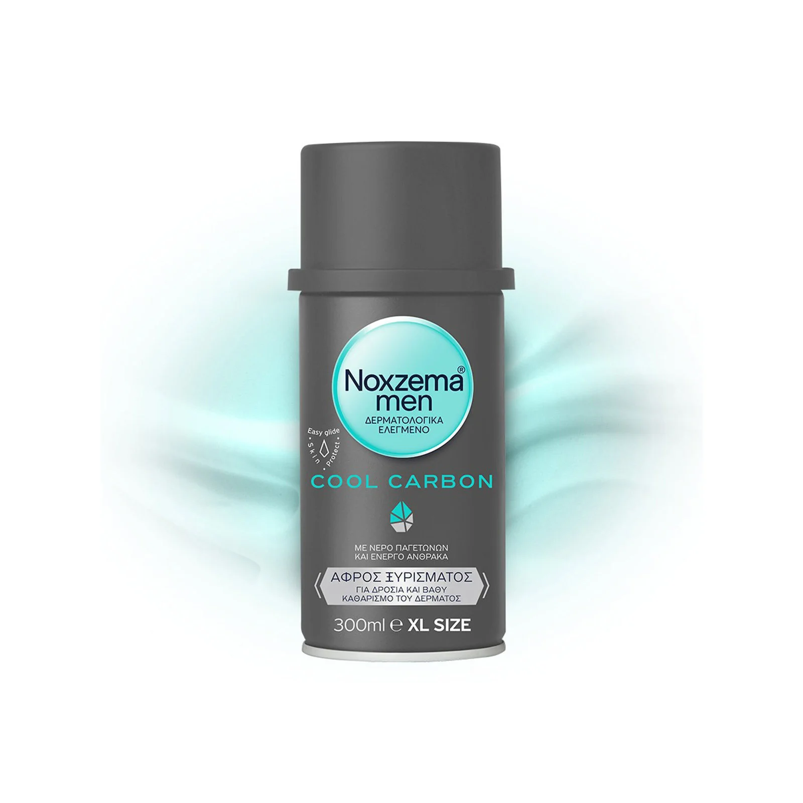 NOXZEMA Cool Carbon Αφρός Ξυρίσματος 300ml - Image 2