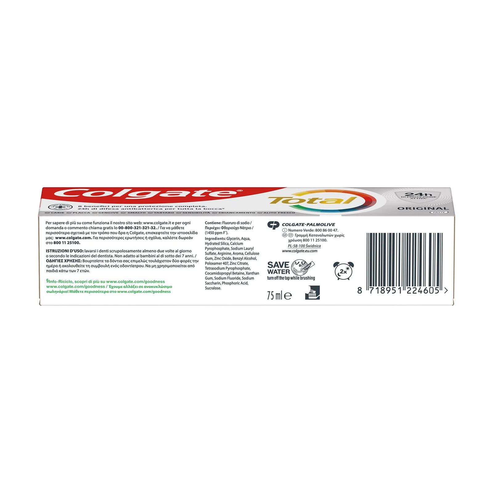 COLGATE Total Οδοντόκρεμα Original 75ml - Image 2