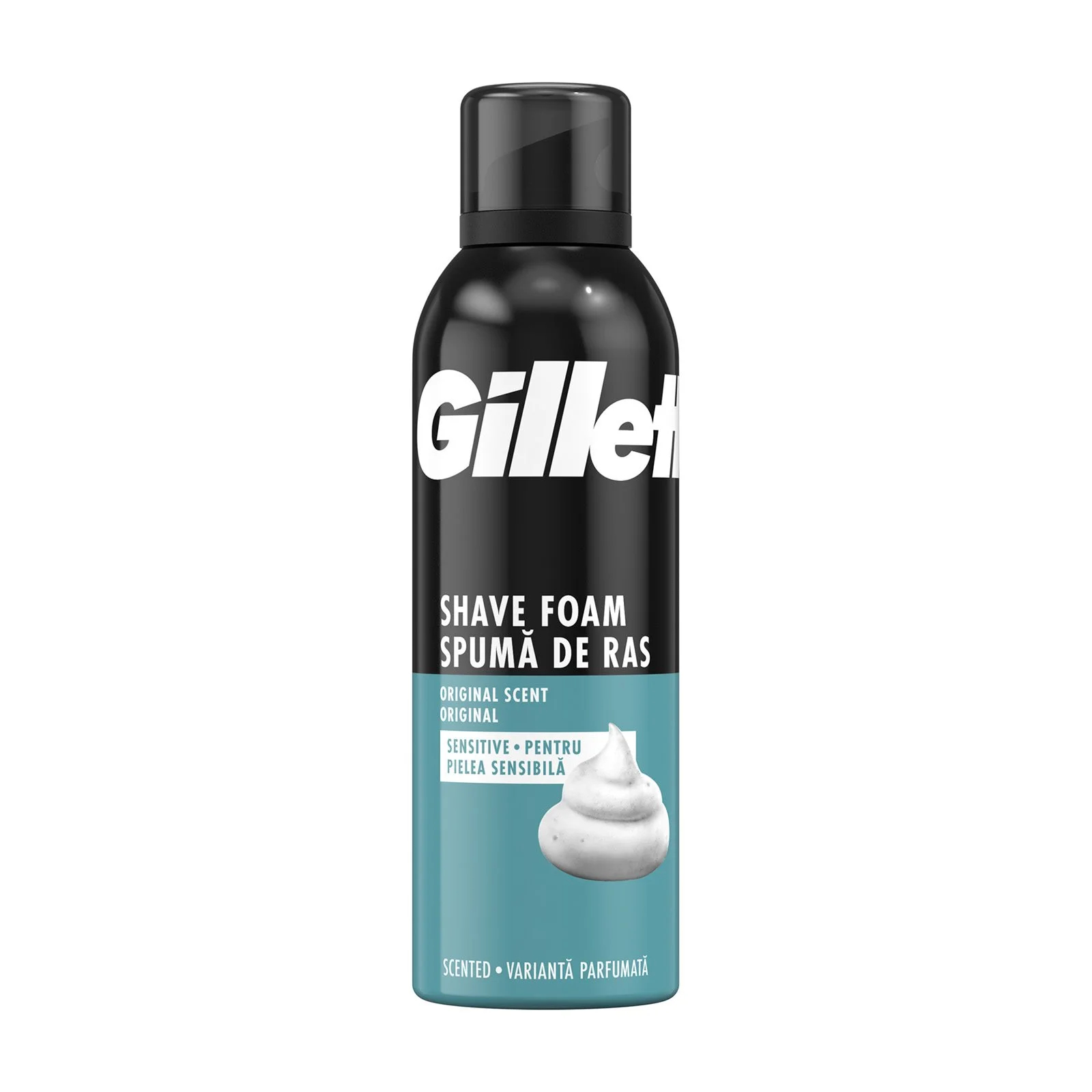GILLETTE Original Αφρός Ξυρίσματος Sensitive 200ml - Image 2