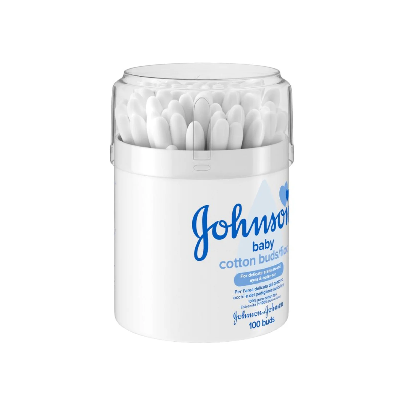 JOHNSON_S Cotton Buds Μπατονέτες Βαζάκι 100τεμ - Image 2