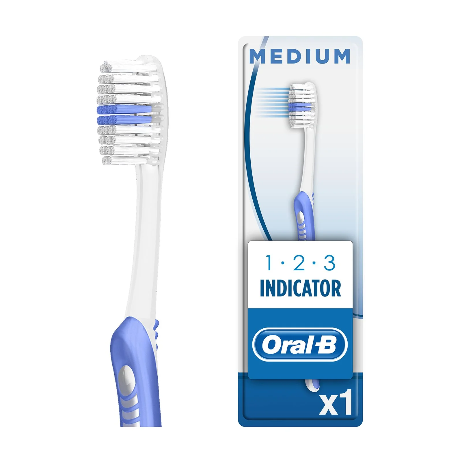 ORAL-B Οδοντόβουρτσα 1-2-3 Indicator 35 μέτρια - Image 2
