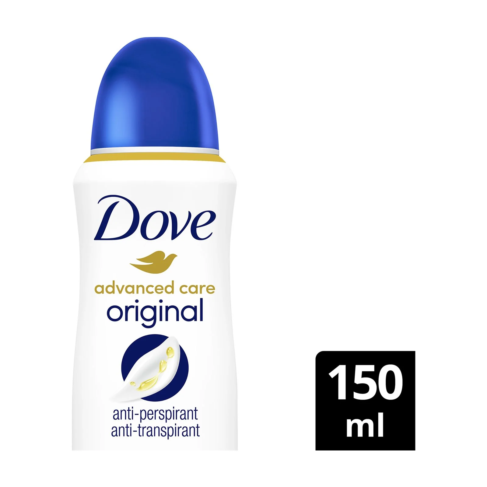 DOVE Advanced Care Αποσμητικό Σπρέι Original 150ml - Image 2