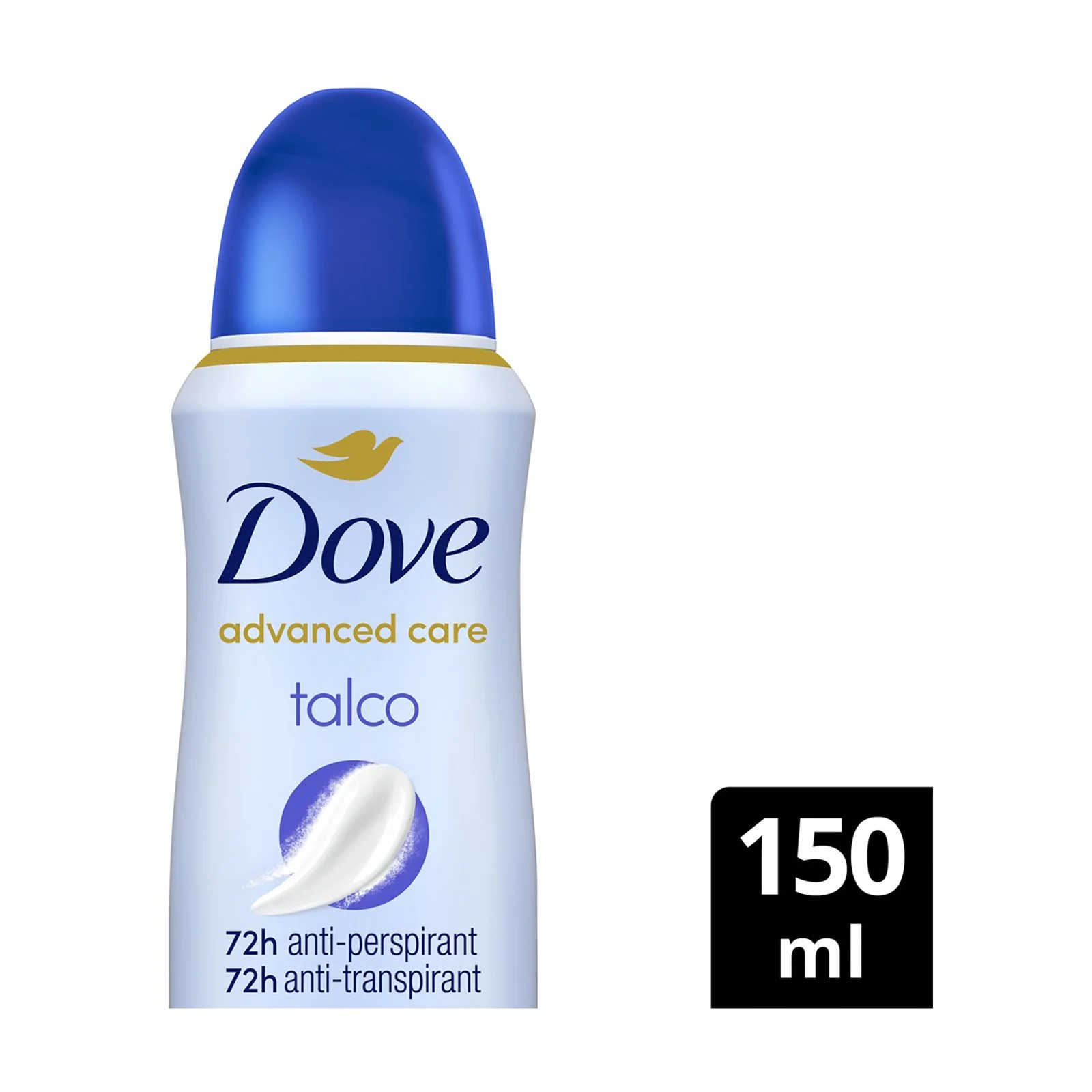 DOVE Advanced Care Αποσμητικό Σπρέι Talco 150ml - Image 3