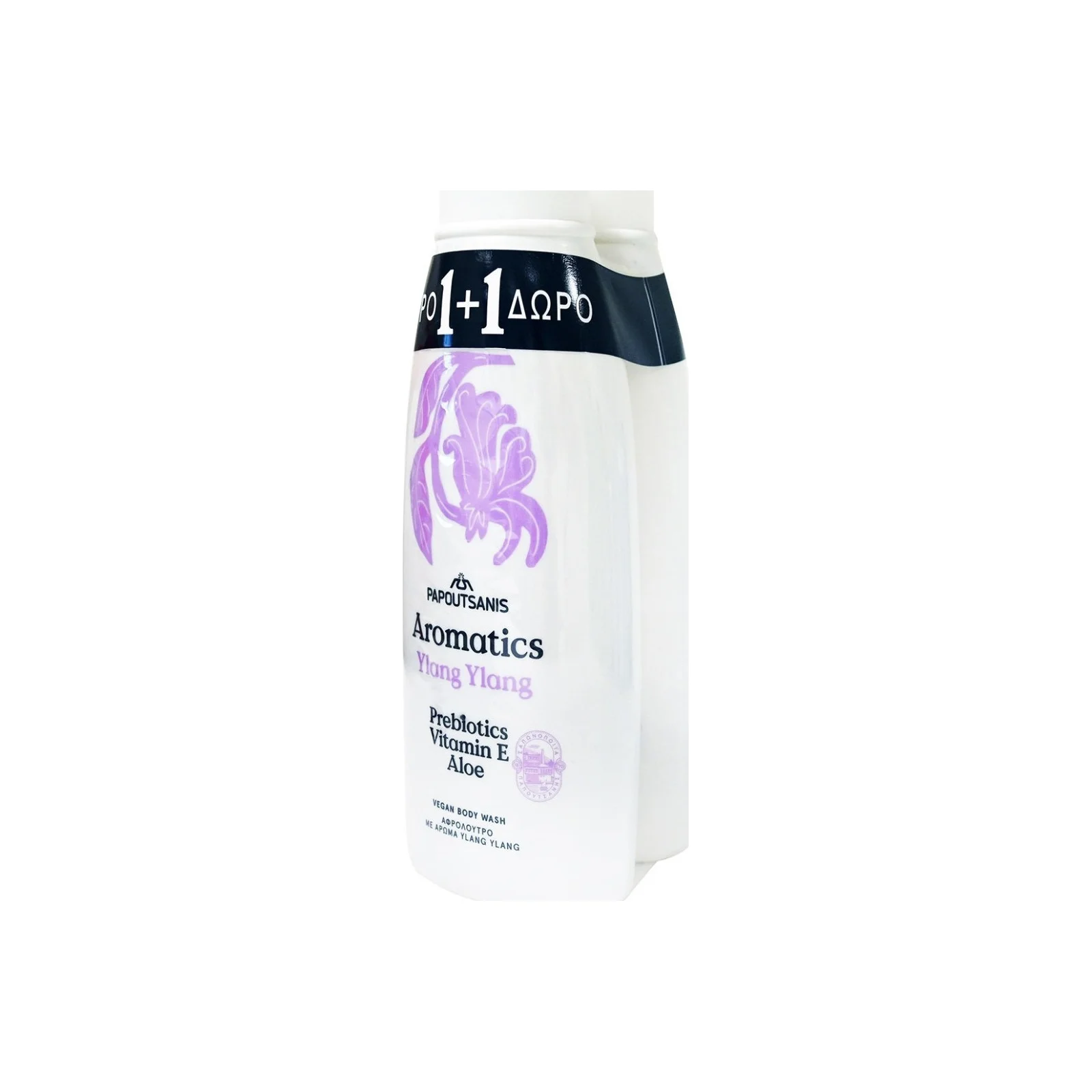 PAPOUTSANIS Aromatics Ylang Ylang Αφρόλουτρο 2x650ml - Image 2