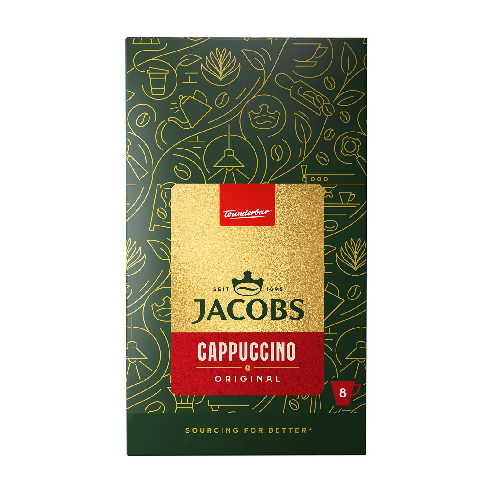 JACOBS Στιγμιαίο Ρόφημα Cappuccino Original 8x11,6g - Image 3