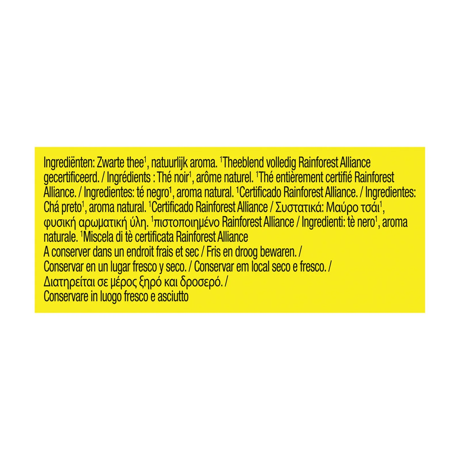 LIPTON Yellow Label Μαύρο Τσάι 10 φακελάκια x1,5g - Image 3