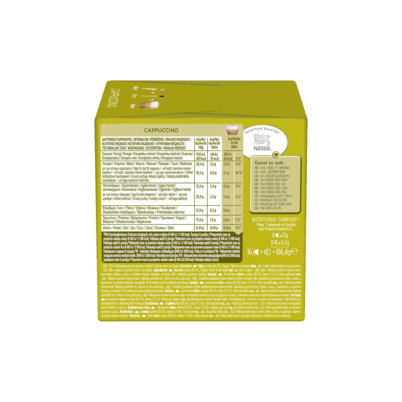 NESCAFE DOLCE GUSTO Κάψουλες Καφέ Dolce Gusto Cappuccino 186g - Image 3