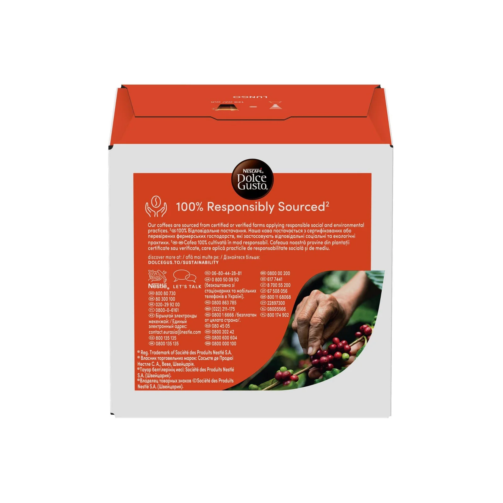 NESCAFE Dolce Gusto Καφές Lungo 16 Κάψουλες 89.6 gr - Image 3