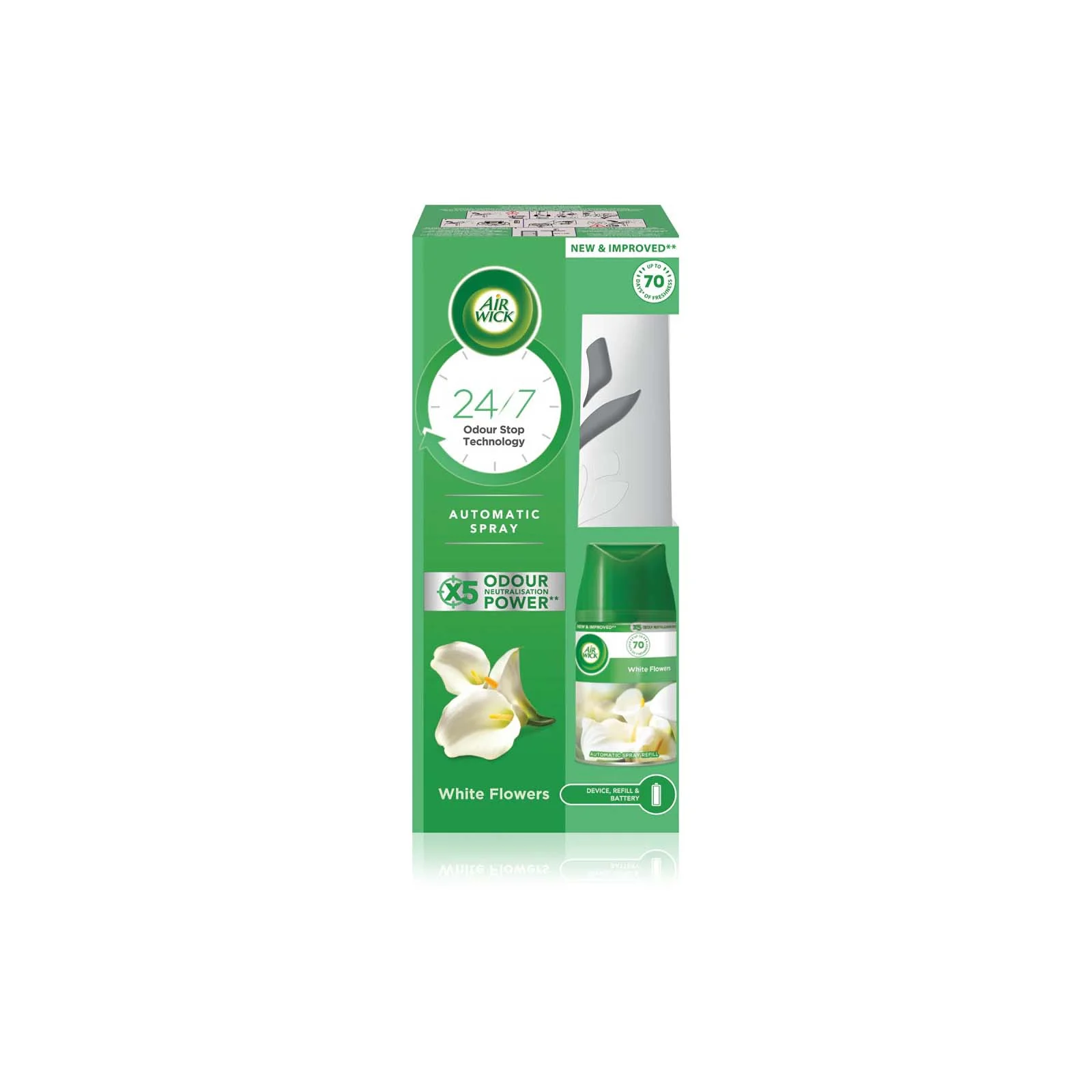 Ανταλλακτικό Airwick Freshmatic White Flower 250ml - Image 3