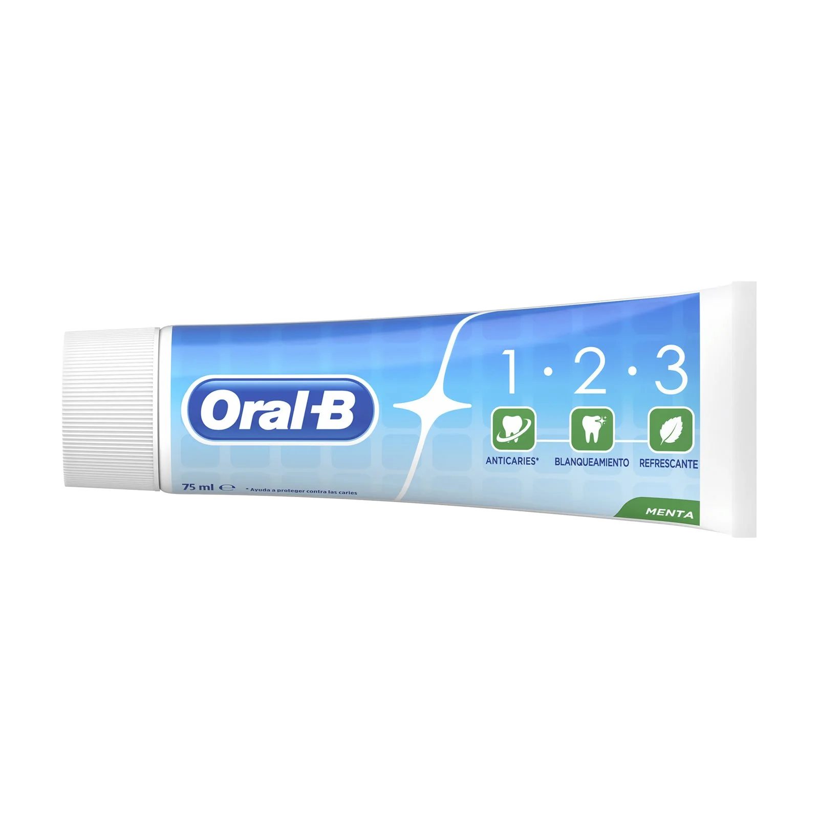 ORAL-B Οδοντόκρεμα 1-2-3 Μέντα 75ml - Image 3