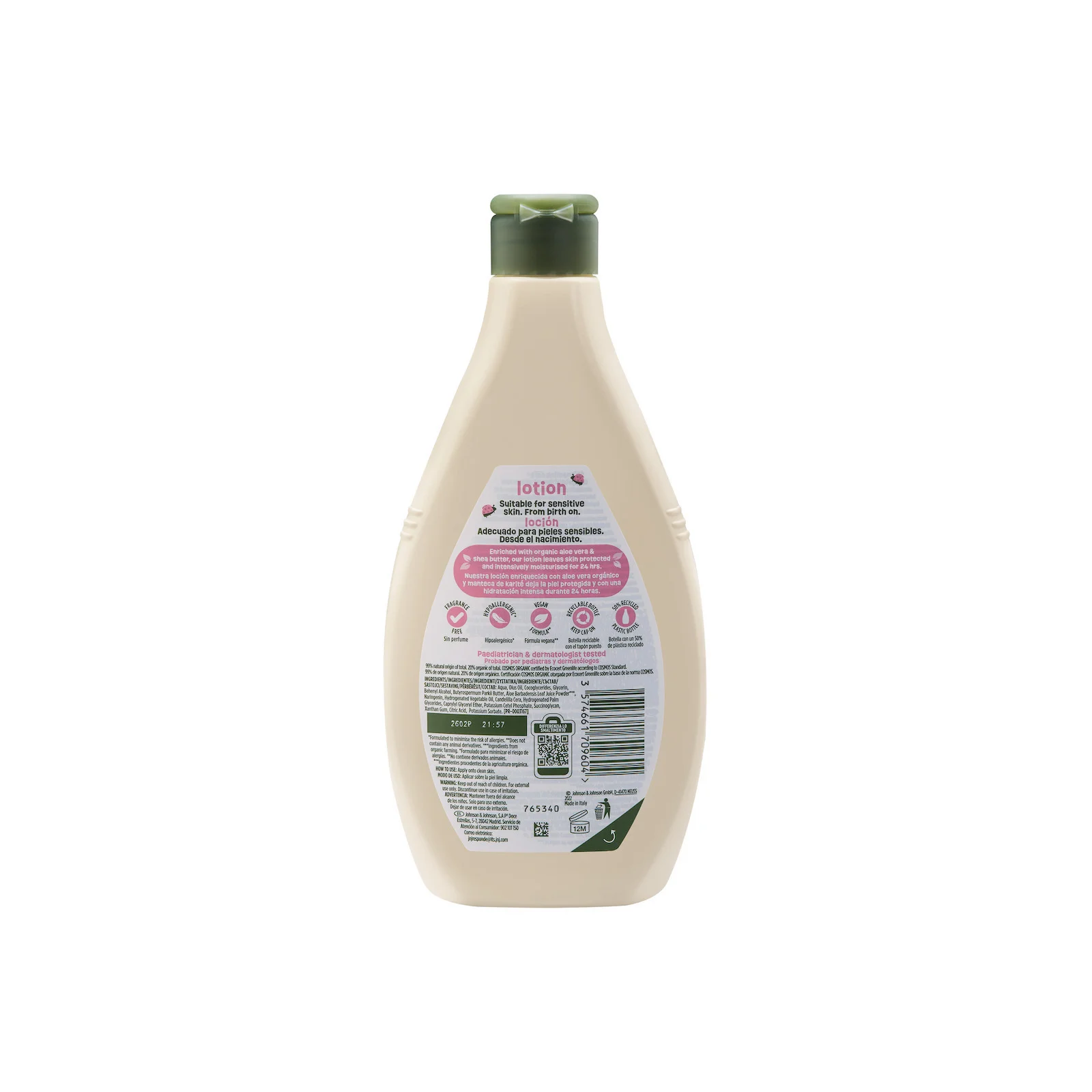 JOHNSON_S Naturally Sensitive Lotion για Ενυδάτωση 395ml - Image 4