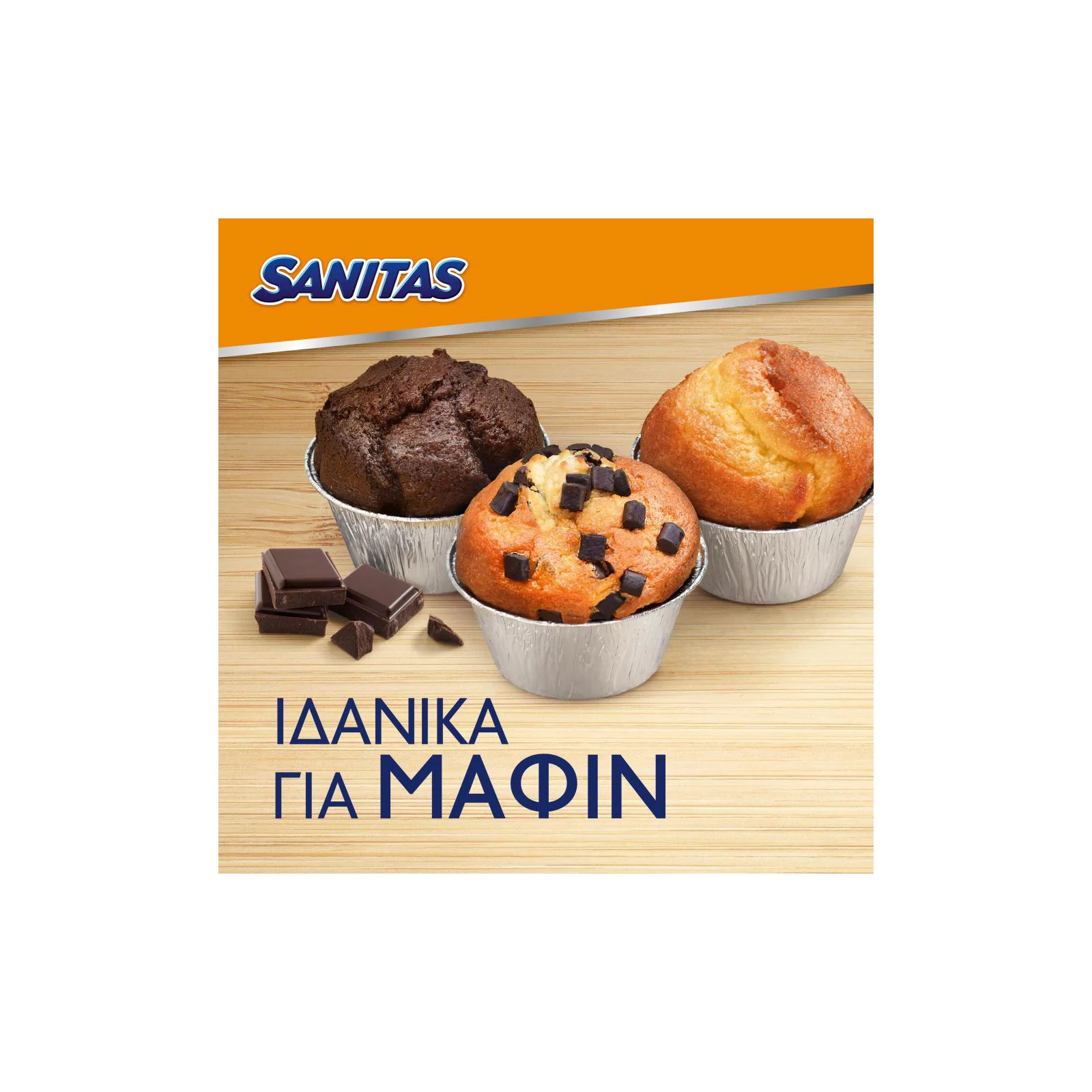 SANITAS Σκεύος Αλουμινίου Muffin S1 10 Τεμάχια - Image 4