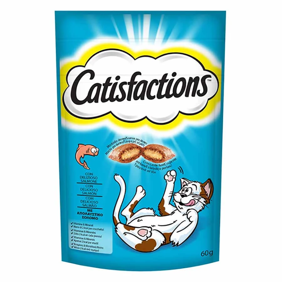 CATISFACTIONS Σνακ Γάτας Σολομός 60γρ - Image 2