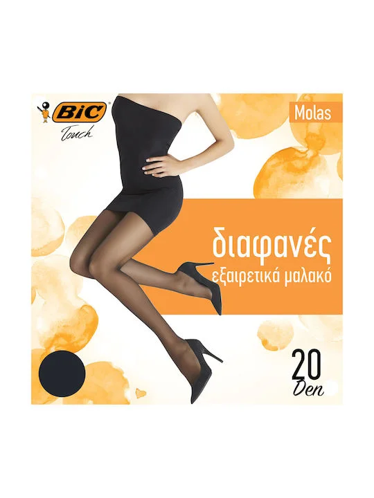 BIC Molas Γυναικείο Καλσόν 20 Den Μαύρο